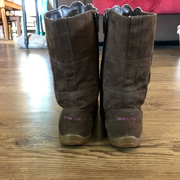 Stride Rite zip up little girl boots - Picture 4 of 5